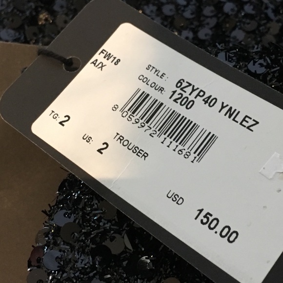 Armani Exchange Dress Sparkle Pants (New) - Picture 4 of 5